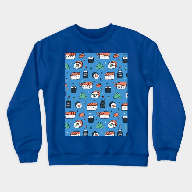 Japanese sushi food Crewneck Sweatshirt by kostolom3000